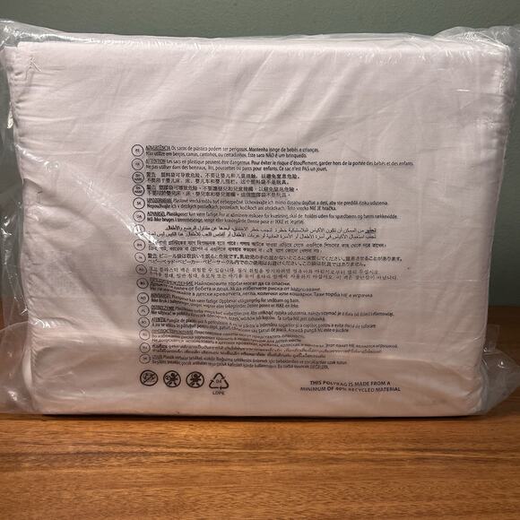 Ralph Lauren RL Organic Sateen Border Full/Queen Duvet Cover $400 Parchment NWT - Picture 10 of 10